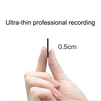 Ultra-Thin Professional Mini Voice Recorder Sound Activated Dictaphone HD Noise Reduce Recording