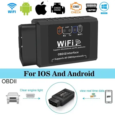 OBD2 WIFI ELM327 V1.5 Scanner Car Code Reader Diagnostic Tool for iPhone IOS /Android Automotive