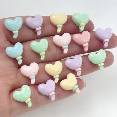30/300pcs Mini Balloon Resin Craft DIY Suitable for Children Handmade Materials Headwear Brooch