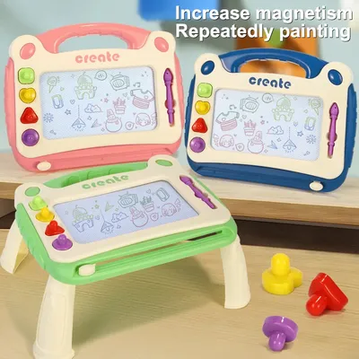 Children's Magnetic Color Drawing Board Writing Board Baby Drawing Board Male and Female Toy