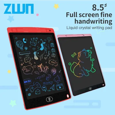 6.5/8.5/10/12/15/16In LCD Writing Drawing Board Graffiti Sketchpad Erasable Handwriting Pad Toy Art
