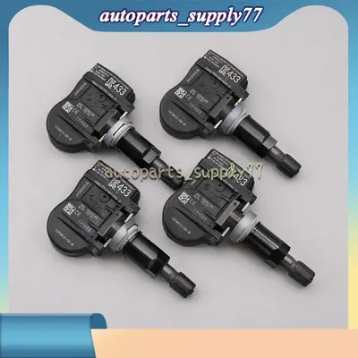 4X For Tesla Model 3 Model S Model X 433MHz TPMS SENSOR TIRE AIR PRESSURE SENSOR 1074812-00-A