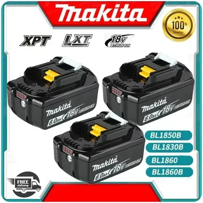 Original Makita 18V 6Ah Li-ion Battery,For Makita 18V Power Tool DDF487 DTD173 DGA404 DTW700 DHP487