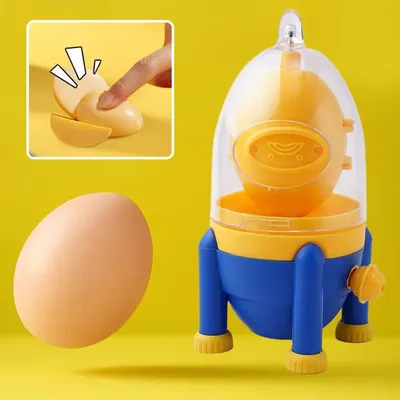 Egg Yolk Shaker Scrambled Egg Small Tool Manual Mixing Golden Egg Beater Egg Rotator Puller Kitchen