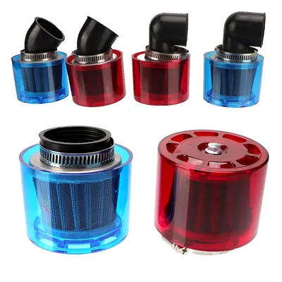 Motorcycle 28-48mm Bend Elbow/Stright/90 Degree Water Proof Air Filter Cleaner For 50cc-250cc ATV