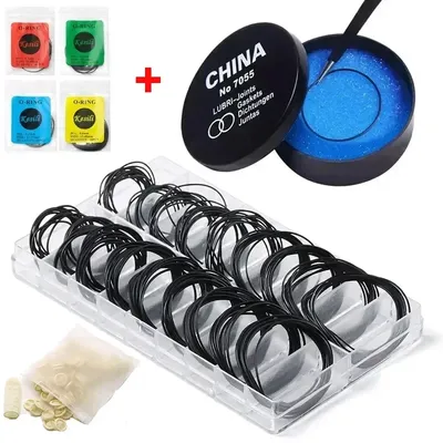 Watch Repair Tools 1box Watch Case Rubber Waterproof O-Ring Oil-resistant Watch Bottom Cover Gasket