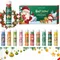 10PCS/Box Christmas gift box, lip balm set, deeply hydrating lip moisturizer, lip color brighten,