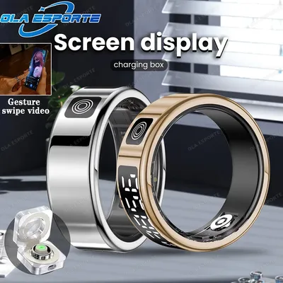 2025 New For Xiaomi Smart Ring Support Screen Display Health Monitor Gesture Control Multi-Sport