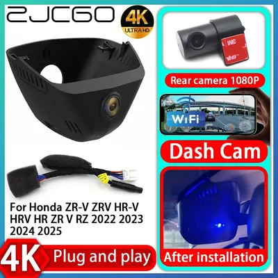 ZJCGO UHD 4K 2160P Plug and Play DVR Dash Cam Video Recorder for Honda ZR-V ZRV HR-V HRV HR ZR V RZ