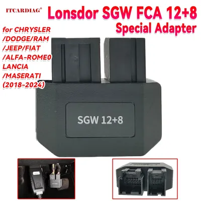 Lonsdor FCA SGW 12+8 Specialized Adapter For Chrysler /Dodge /Jeep /RAM /FIAT /MASERATI 2018+