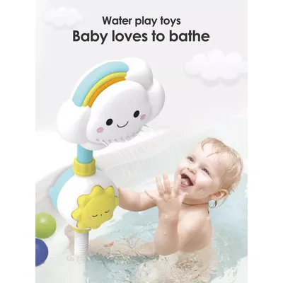 1pcs Kids cloud shower toy, baby bathtub toy, children's bathtub water toy, baby shower comfort toy,