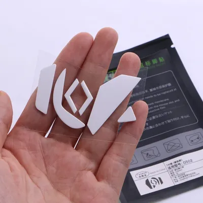 1Set Mouse Feet Mouse Skates Stickers Pad Rounded Glides Curved Edges Mouse Feet Replacement for