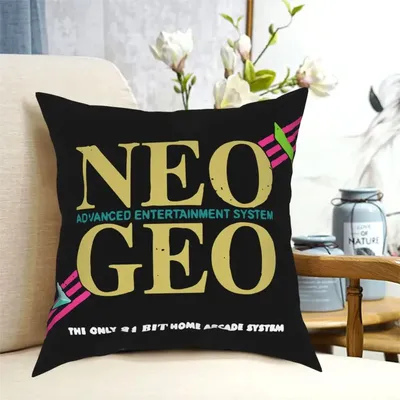 AES Pillowcase Printed Polyester Cushion Cover Decorative Neo Geo Snk Pillow Case Cover Home Zipper