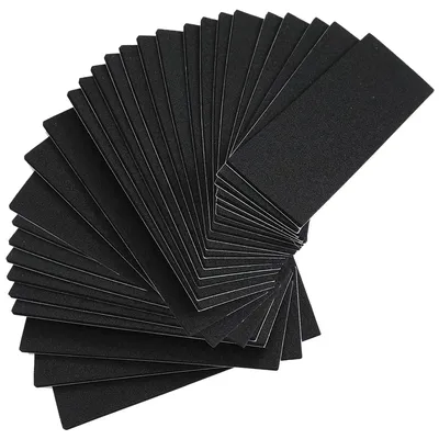 24 Pieces Fingerboard Foam Grip Tape Adhesive Foam Tape Black Non Slip Foam Grip Tape for Mini
