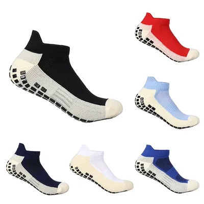 2024 New Football Socks Non-slip Silicone Sole Professional Competition Grip Sports Accessories Men