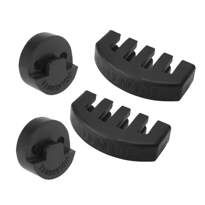 4pcs Rubber Violin Mute Violin muffler suit Four-Piece Set 2pcs Claw Style 2pcs Round Tourte Improve