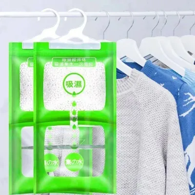 1/5/10Pcs Hangable Wardrobe Moldproof Moisture Proof Dehumidification Bag Moisture Absorbing Bag
