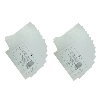 24PCS Paper Shredder Lubricant Sheets Shredder Lubricating Oil Portable Paper Type Lubricating Oil