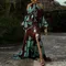 Vintage Pattern Printed Waist Bohemian Dress Sexy Hollow Out Shoulder Swing Long Dress Autumn