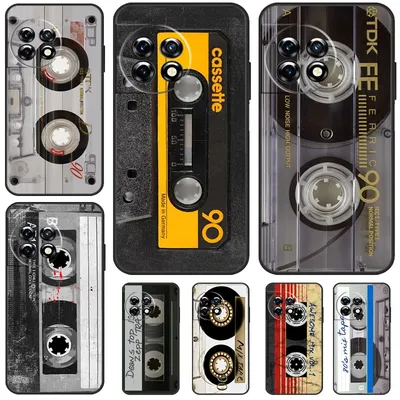 Vintage Cassette tape retro style Case For OnePlus Nord N200 N100 Nord 3 2T CE 2 Lite OnePlus 12 11