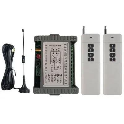 433MHZ DC12V 24V 4CH RF Wireless Remote Control Switch Radio Receiver With 3000M Long Distance