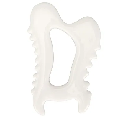 Gua Sha Massage Scraping Tool Ceramic Antistatic Good Thermal Conductivity Tissue Mobilization Tool for Body Care