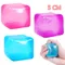 Ice Cube Shaped Fidget Toy Square Stress Relief Ball Squishy Squeeze Toys for Anxiety ADHD Stress Relief Sensory Toys for Adults