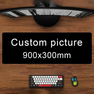 Custom Desk mat 900x300mm 3mm 4mm 5mm Mouse Pad Mausepad Speed Large Gamer Accessories for Pc