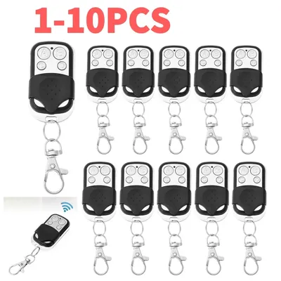 1-10pcs 433MHz Smart Copy Duplicator Remote Control 433.92 MHz Transmitter 4 Button Electric Garage