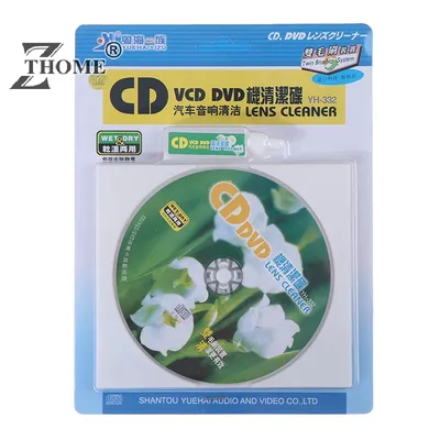 CD VCD DVD Player Lens Cleaner Dust Dirt Removal Cleaning Fluids Disc Restor