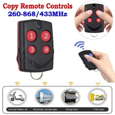 Universal Remote Control Copy Duplicator Automatic Cloning 433/260-868MHz Multifrequency Remote