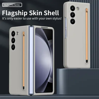 Skin Feel Purity Casing Samsung Z Fold5 Fold4 Fold3 Candy Color Hard PC for Samsung Galaxy Z Fold 5
