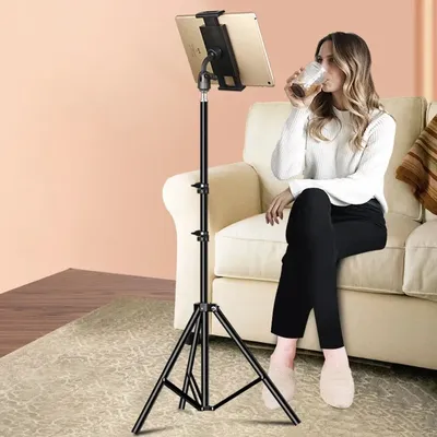 Adjustable Tablet Tripod Floor Stand Mount Support For 4-13 Inch For IPad Pro Air Huawei Xiaomi Tab
