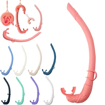 Snorkeling snorkel set - silicone mouthpiece, professional diving goggles snorkel water sports