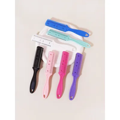 1pcs double-edged shaver comb hair clipper comb, hair sparse comb slim hair cutting tool