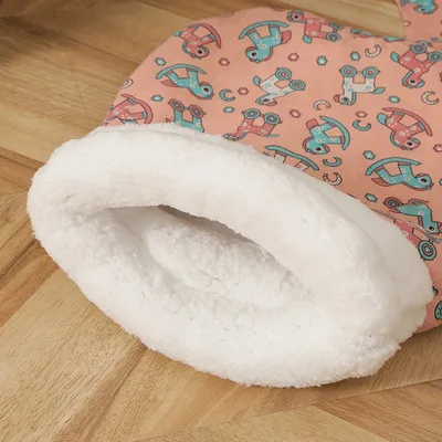 Cat Sleeping Bag Soft Cuddly Fluffy Feel Thickened Pet Pocket Type Quilt Bed Kitten Puppy Soft