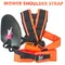 Double Shoulder Harness Strap W Shape Strimmer Padded Belt Comfortable Labor Saving for Brush Cutter Trimmer Garden Pruner
