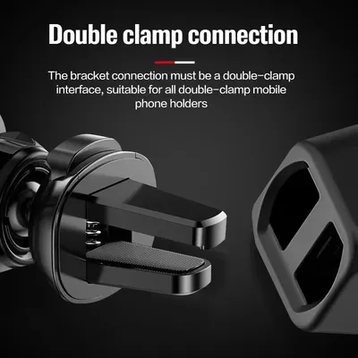 Universal Mobile Phone Bracket Base In Car Dashboard Phone Holder Car Air Outlet Clip Cellphone GPS