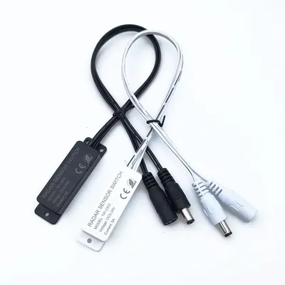 DC 5-24V 5.8G Microwave Radar Sensor Switch Controller Human Body Induction Switch for PWM LED