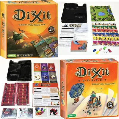 Dixit odyssey English Edition Strategic Strategy Board Game Playmat Family Gathering Party Friend