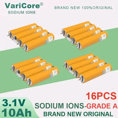 16pcs 3.1V 10Ah Sodium-Ion battery 20c Resistant low,high temperature DIY 12V Inverter Electric