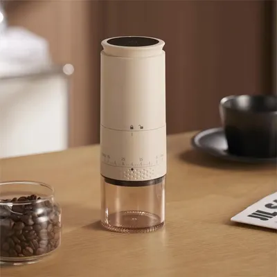 1500mAh Electric Coffee Grinder Externally Adjustable Type-C Charging Coffee Burr Grinder Bean