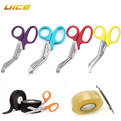 Ice Hockey Tape Scissors Multipurpose Stainless Steel Scissor For Cutting Cotton PVC Tape Bandage
