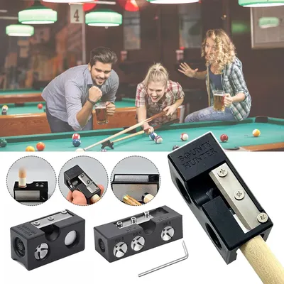 Billiard Cue Tip Grinding Tool 8 in 1 / 9 in 1 Multifunctional Repair Shaper Snooker Pool Tips Round