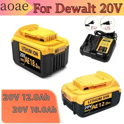 New 100% Original 18000mAh 20V for Dewalt Power Tool Battery DCB200 20V 18.0Ah Battery DCB206 20V