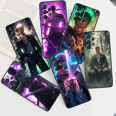 Luxury One Piece Anime Zoro For Samsung A53 A52 A33 A32 A51 A71 A21S A13 A73 A55 A22 A23 A35 A72 A54
