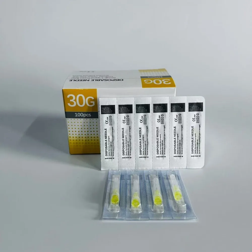 100pcs/box Superfine Small Painless Disposable Needle Small Painless 30G Needle 4mm 6mm 8mm13mm 25mm Tool Needles