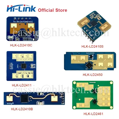 HiLink 24Ghz HLK-LD2410B LD2410C LD2420 LD2450 Smart Human Presence Radar Module Multi-level