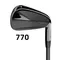 New Golf ironsP770 Irons Golf Club Set 4th Generation black Tour Long Distance Forged Hollow Design