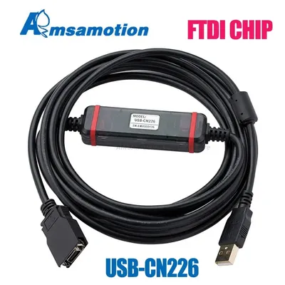 Suitable for Omron CS/CJ/CQM1H/CPM2C CJ1M CS1G PLC programming Cable USB-CN226+ Data Download Line
